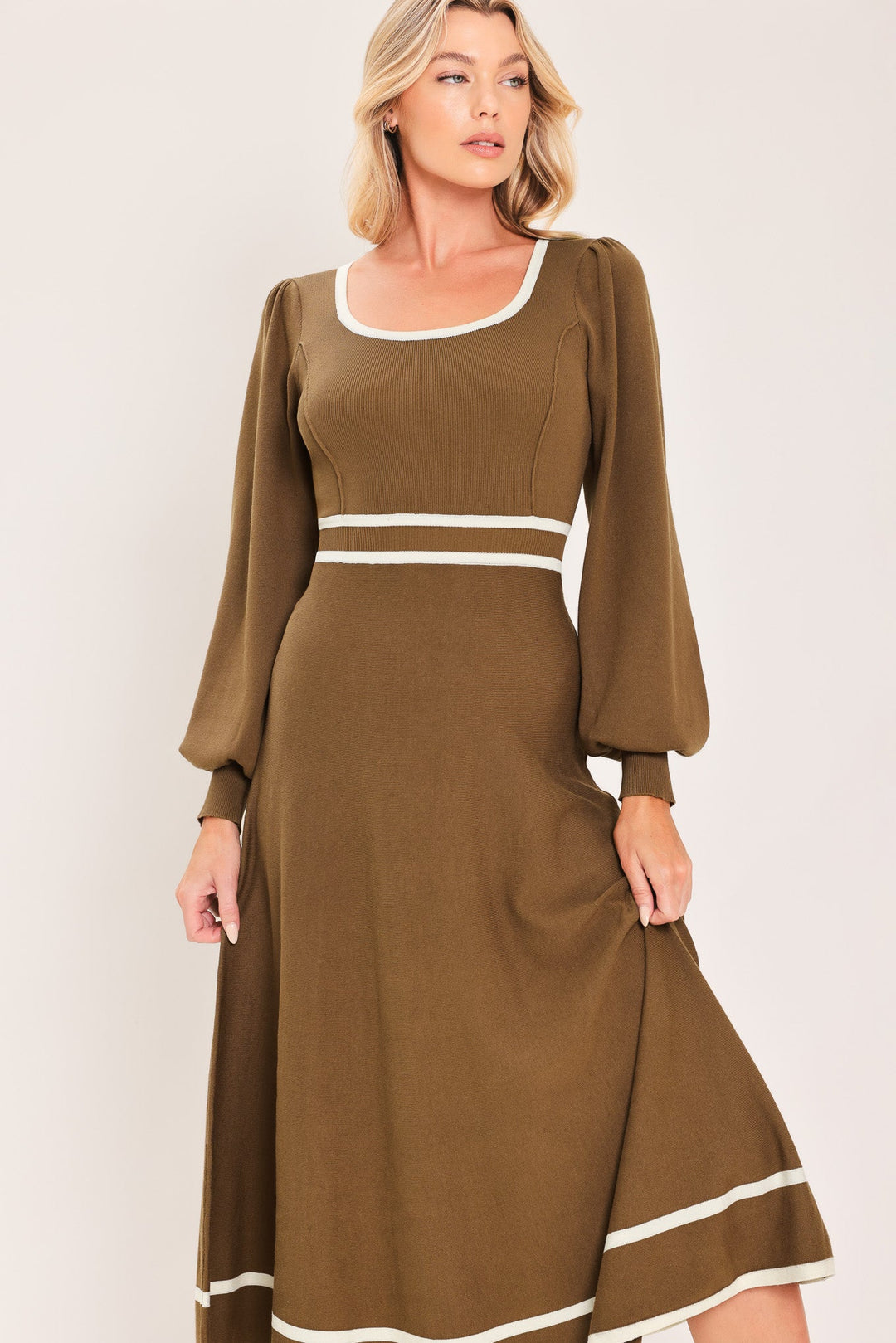 Cedar Line Elegance Sweater Midi Dress from KADOU Boutique