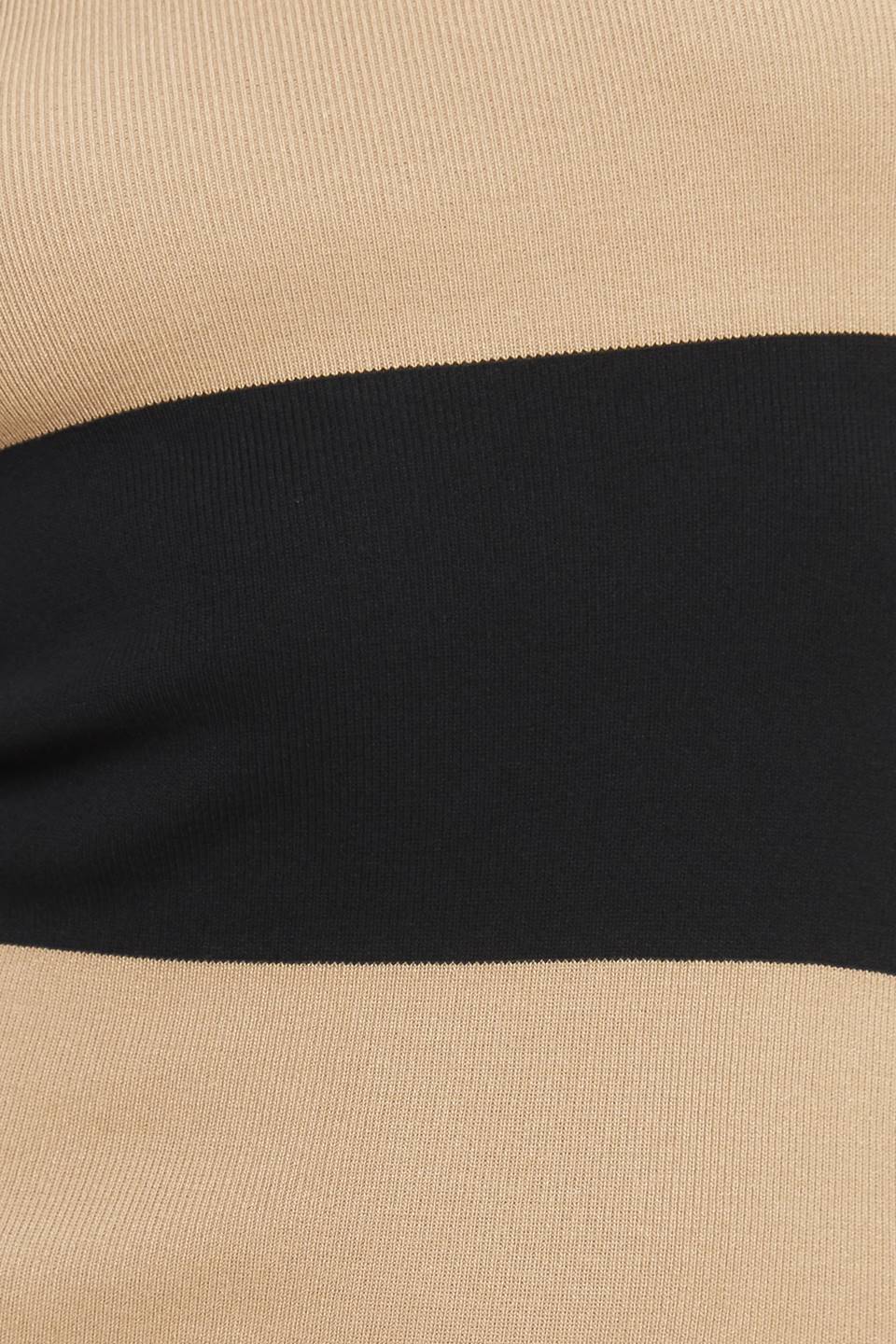 ESPRESSO &amp; CREAM SWEATER KNIT MIDI DRESS