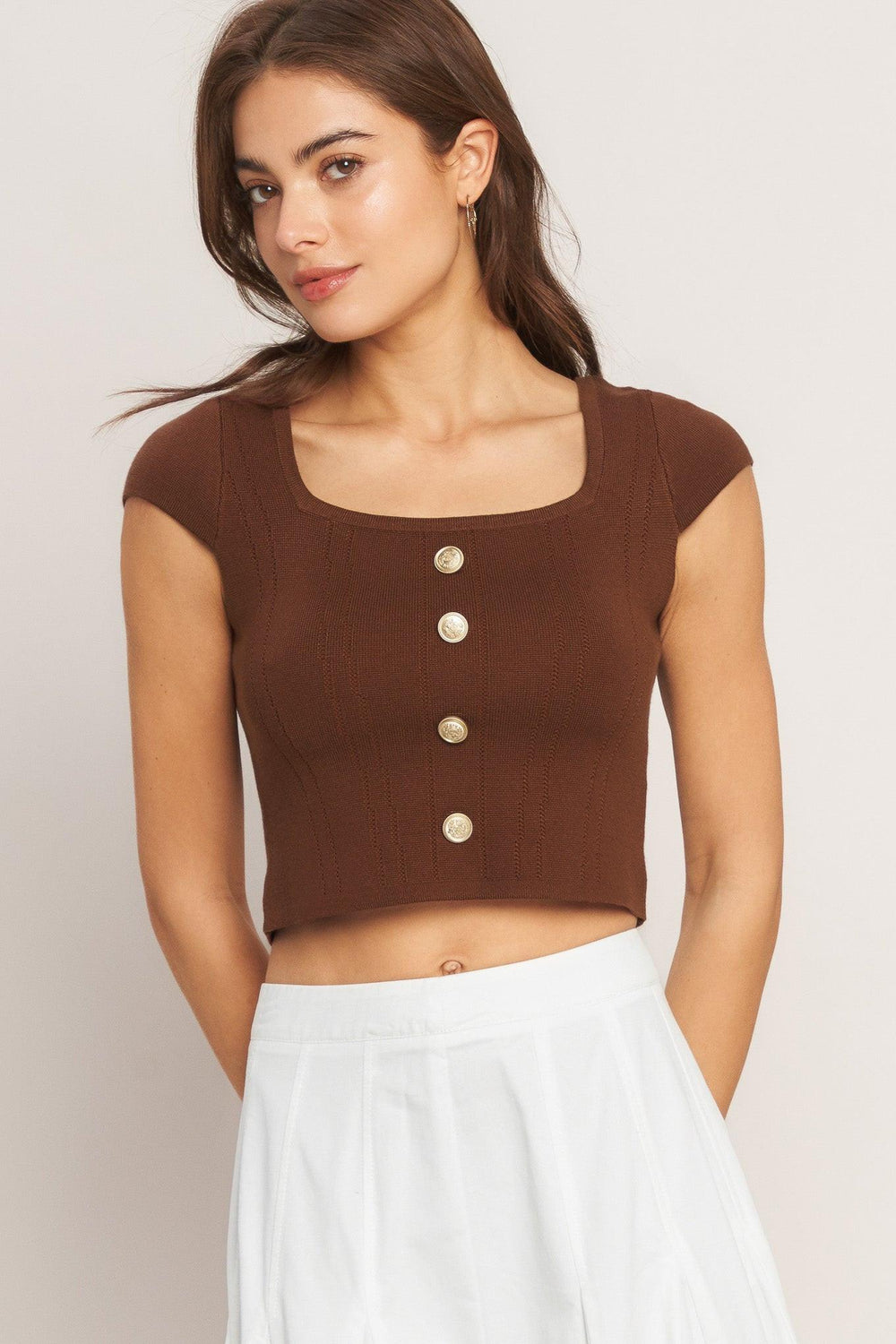 Effortless Fit Sweater Knit Top from KADOU Boutique