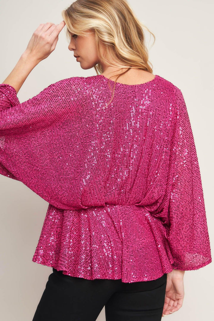 START OF FOREVER SEQUIN TOP