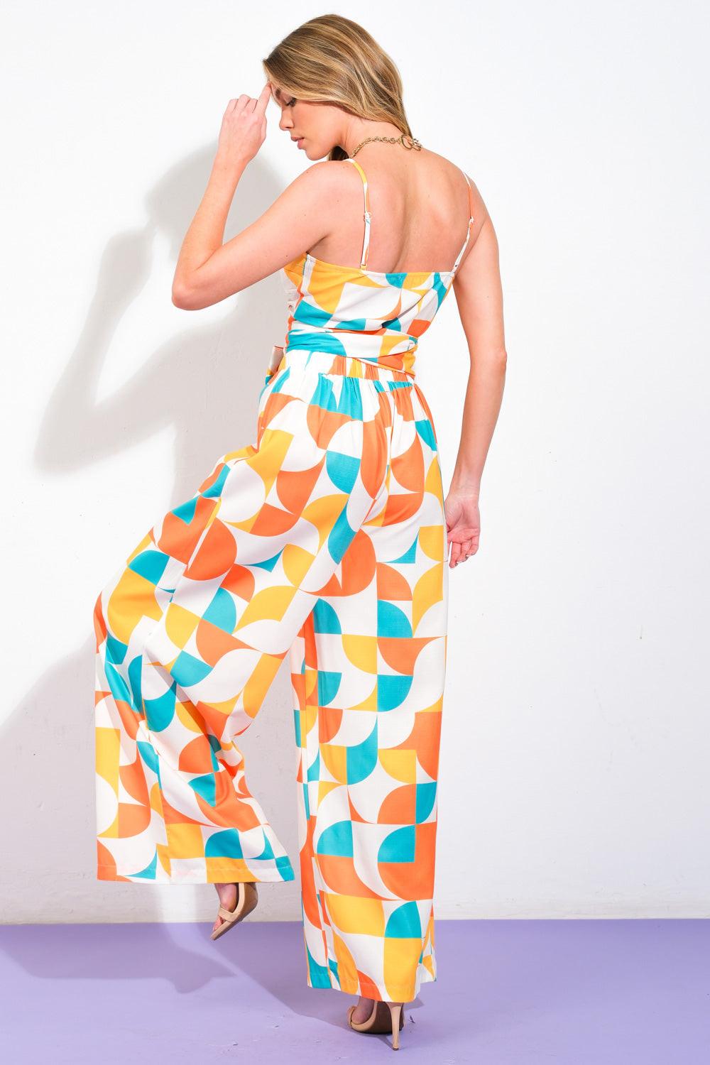 Lush Easy On the Eyes Woven Top and Pants from KADOU Boutique