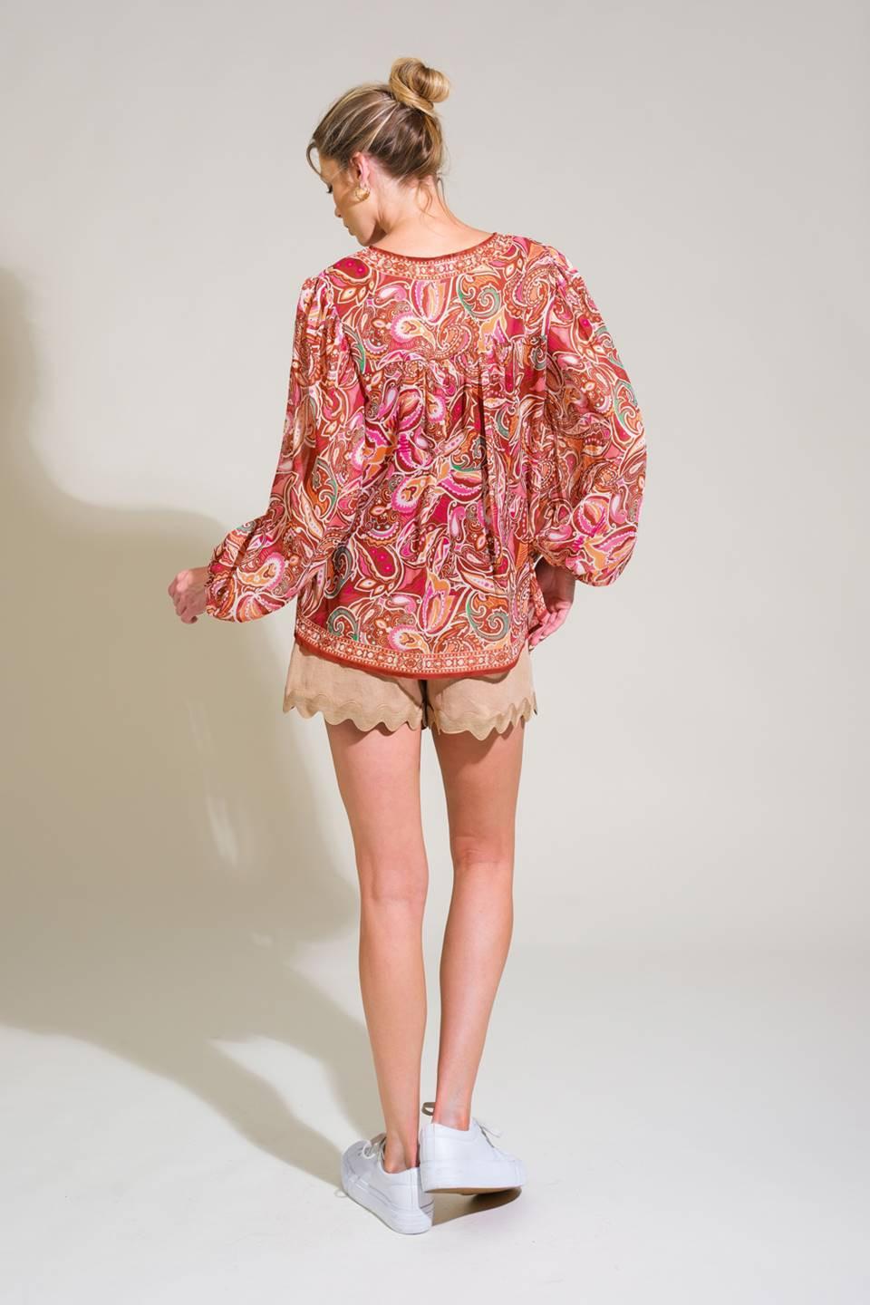 Time After Time Woven Top from KADOU Boutique