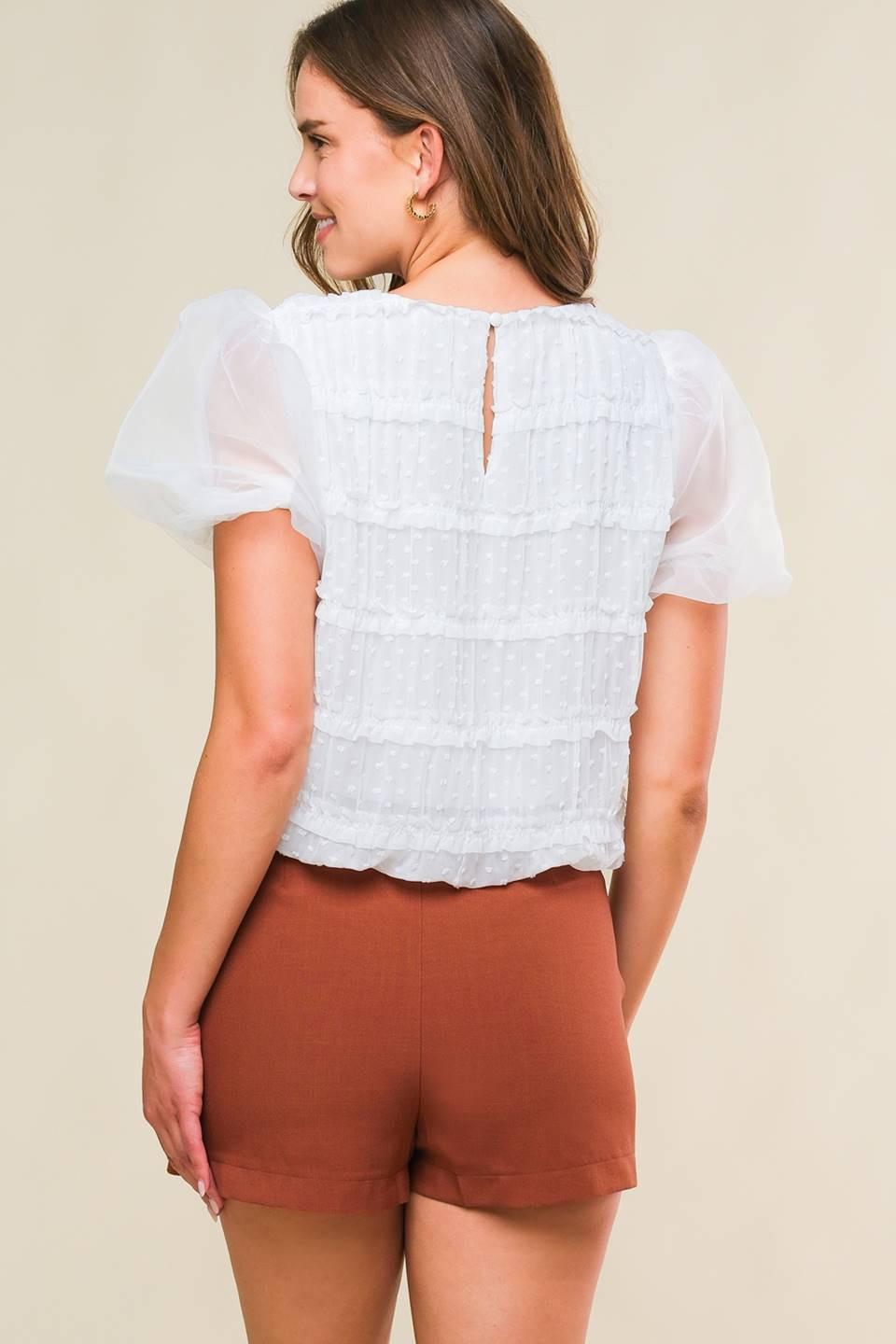 Destined to Impress Woven Top from KADOU Boutique