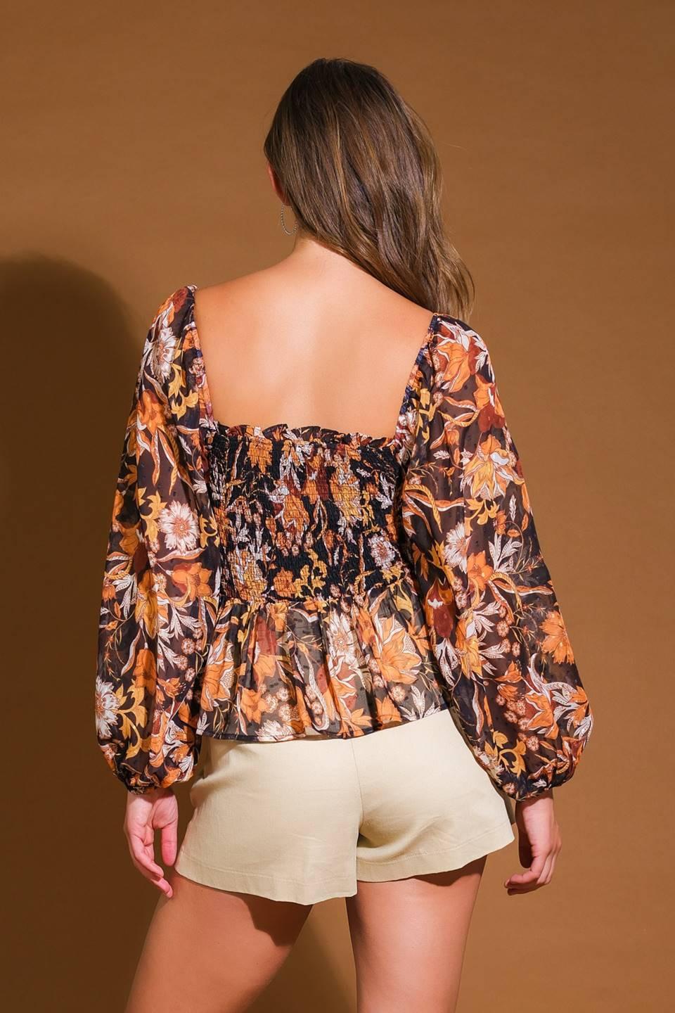 Beaming Perfection Woven Top from KADOU Boutique