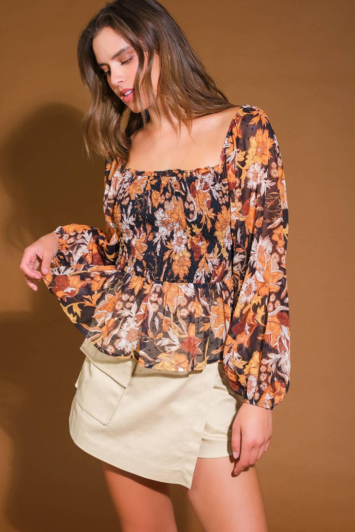 Beaming Perfection Woven Top from KADOU Boutique