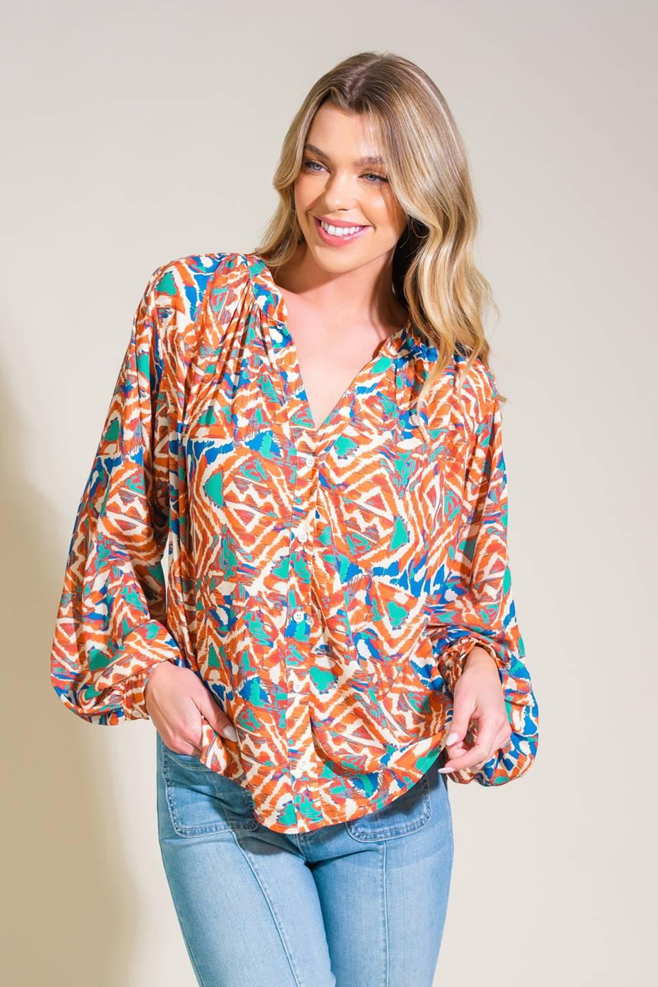 Urban Elegance Woven Top from KADOU Boutique