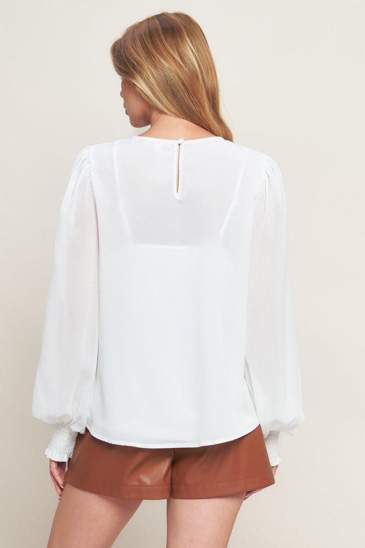 Weekend Wanderer Woven Top from KADOU Boutique
