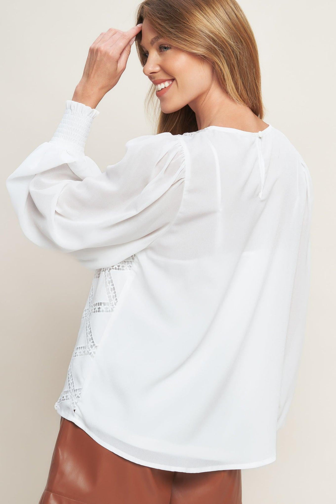 Weekend Wanderer Woven Top from KADOU Boutique