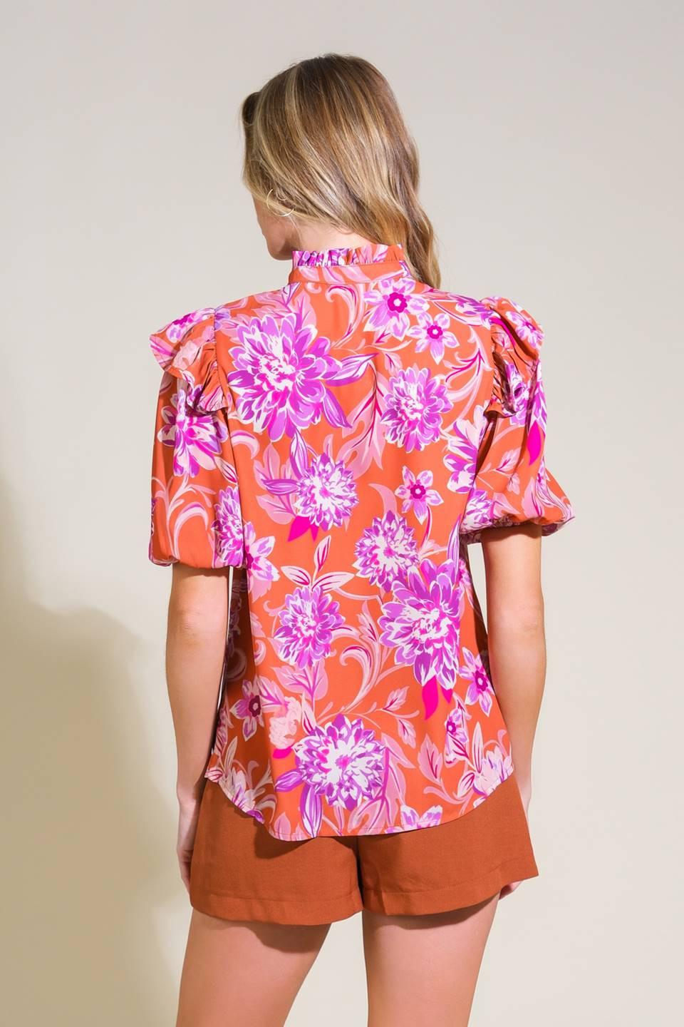 Memories in Focus Woven Top from KADOU Boutique