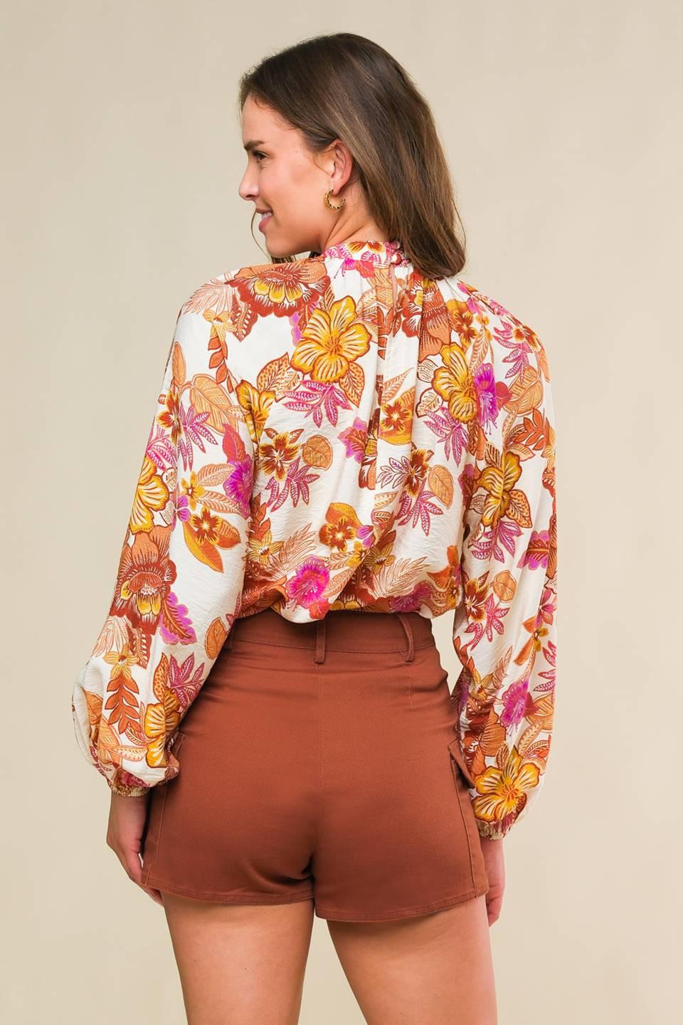 Romantically Entangled Woven Top from KADOU Boutique