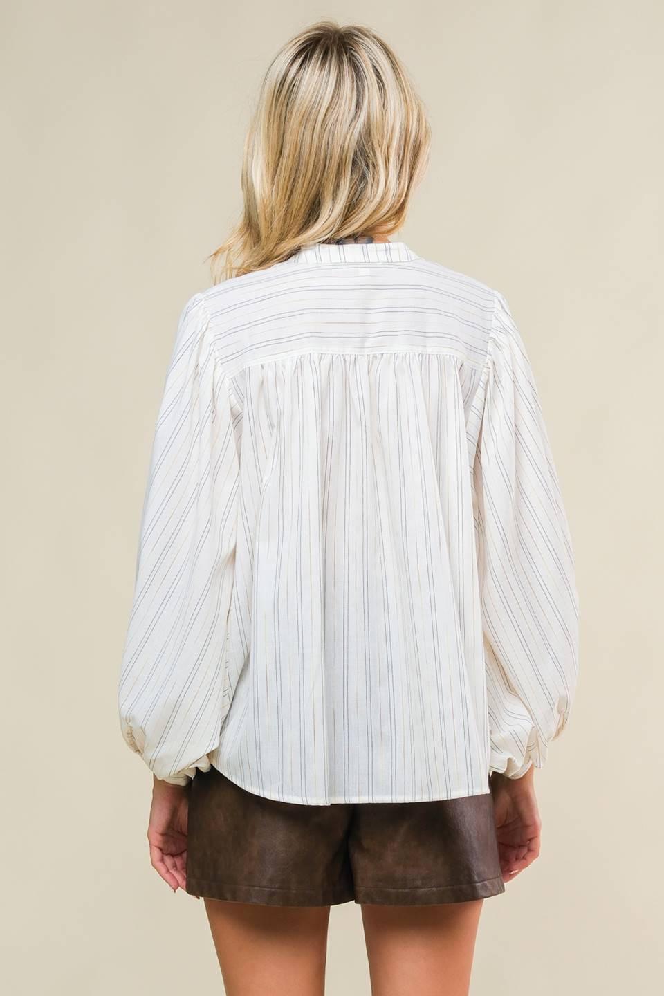 Clean Aesthetic Woven Top from KADOU Boutique