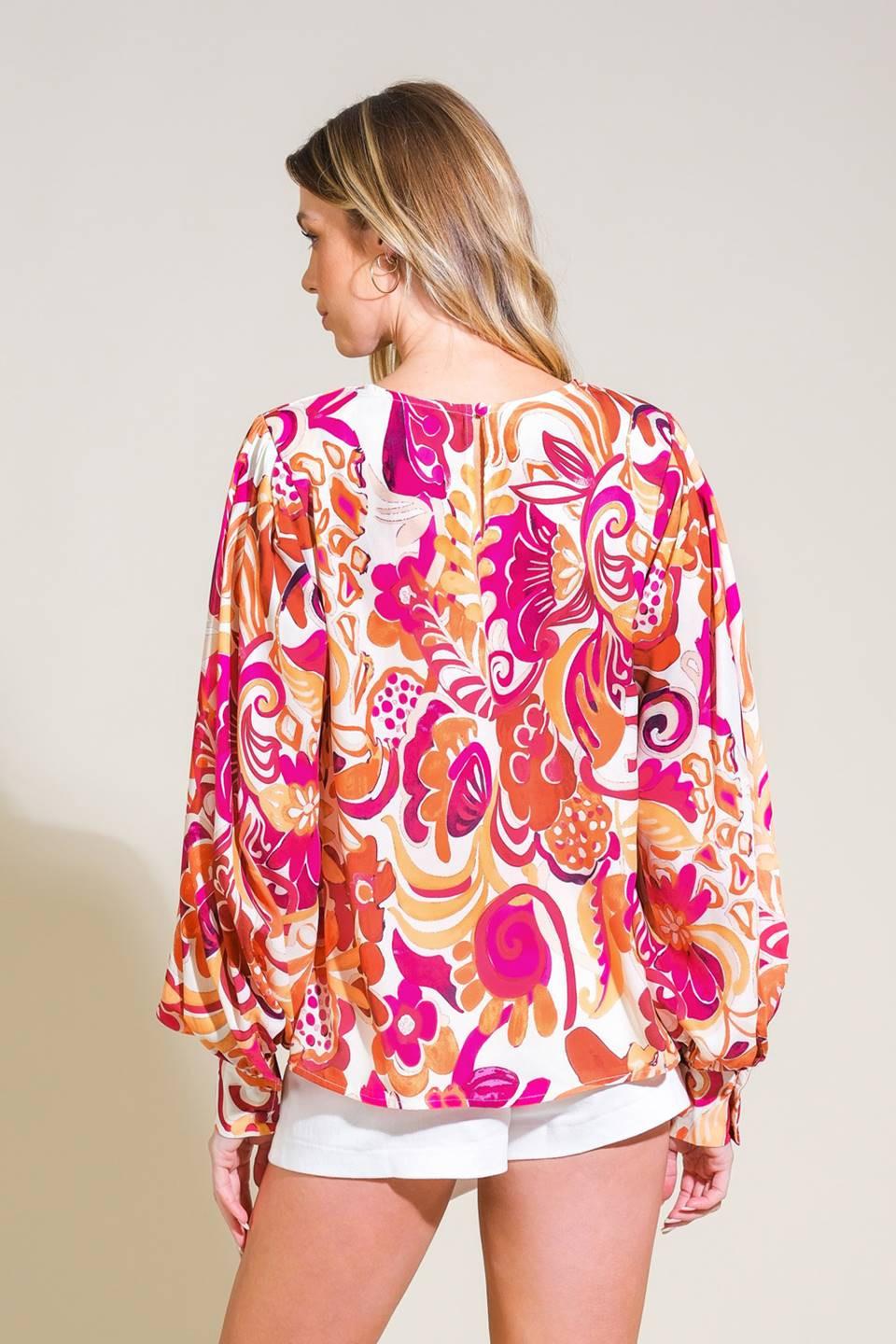 Delicate Touch Woven Top from KADOU Boutique