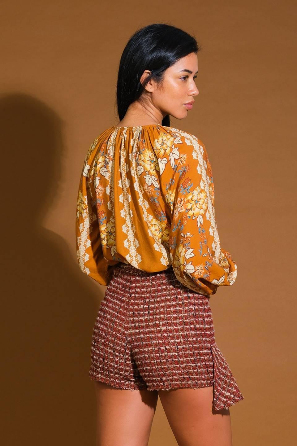 Over the Hills Woven Top from KADOU Boutique