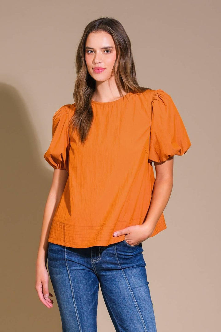 Carolina Forest Woven Top from KADOU Boutique