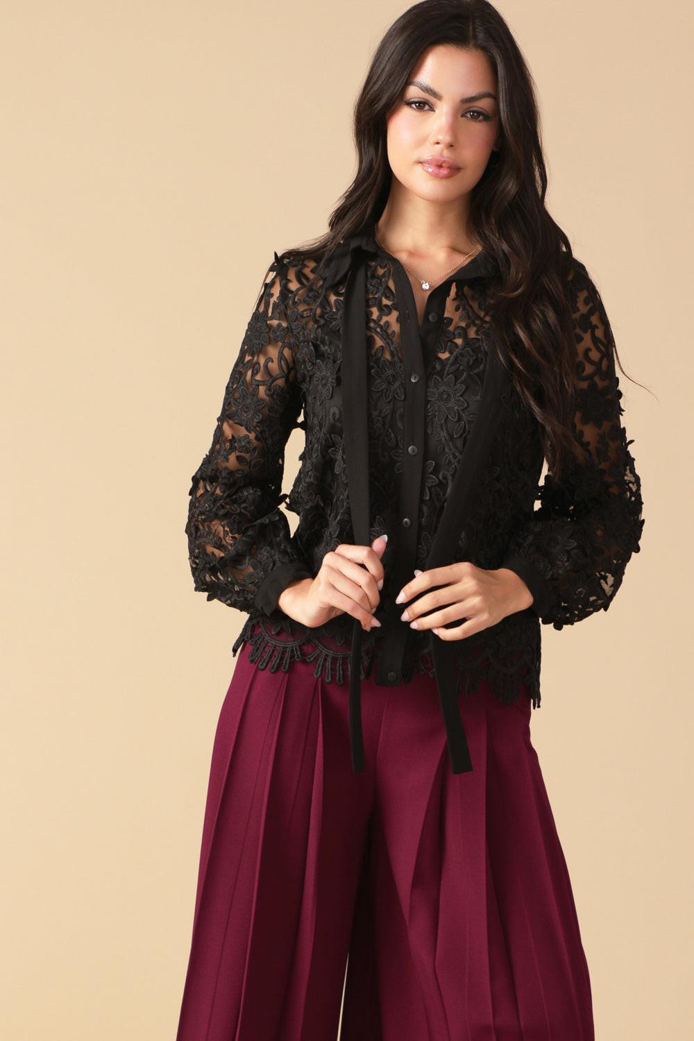 Call It Fate Lace Top from KADOU Boutique