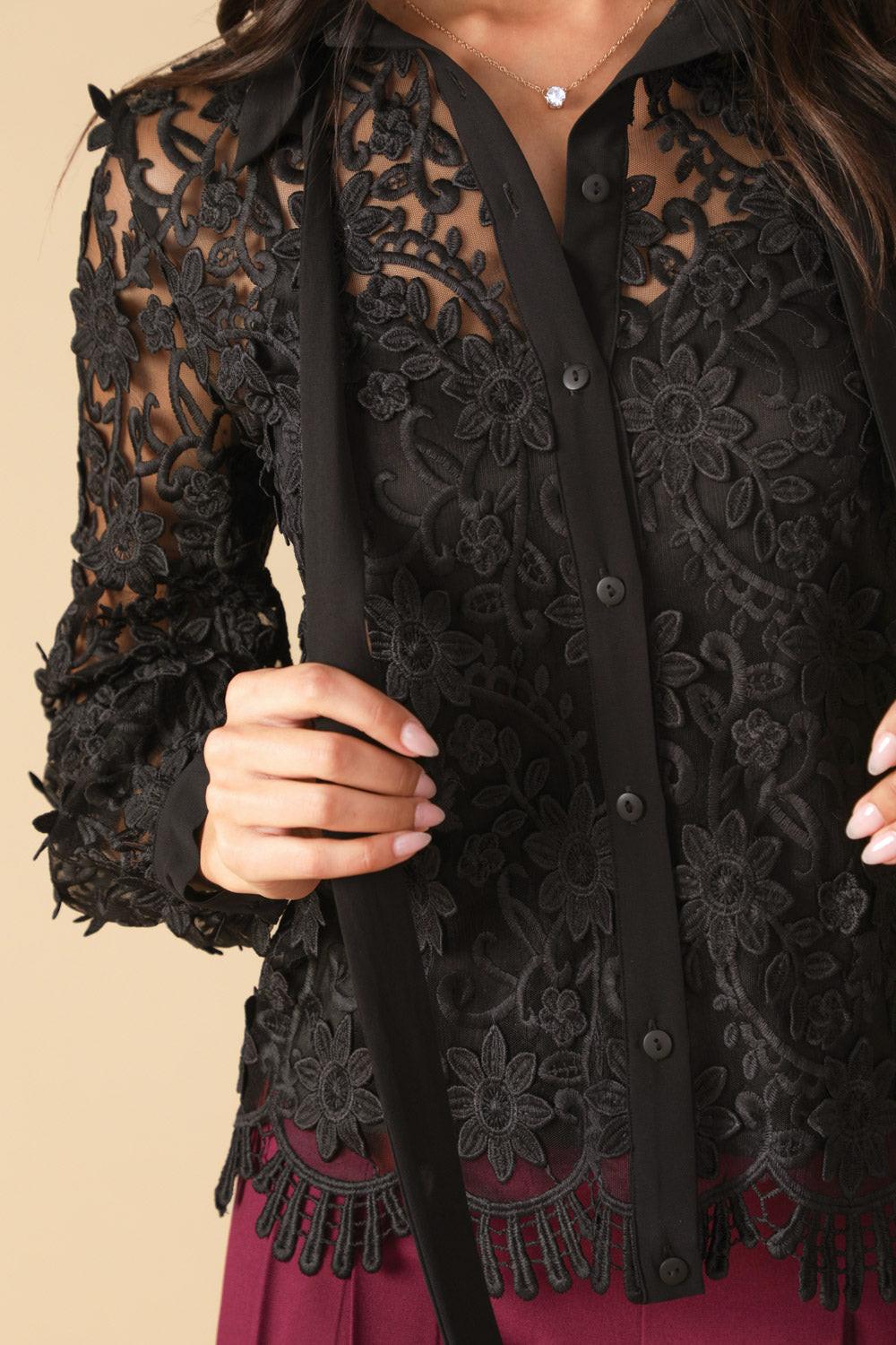 Call It Fate Lace Top from KADOU Boutique