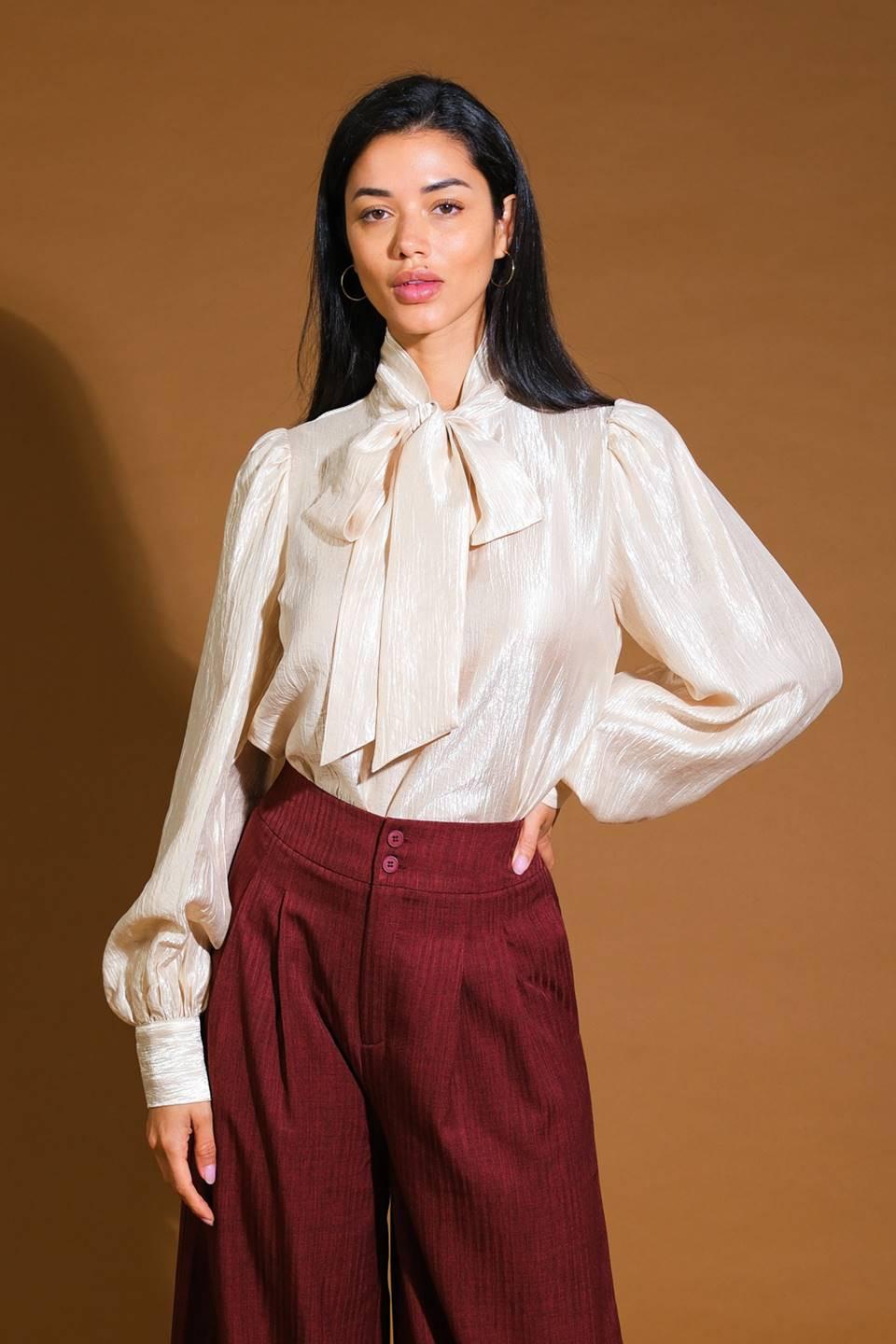 Stunning Aspect Woven Top from KADOU Boutique