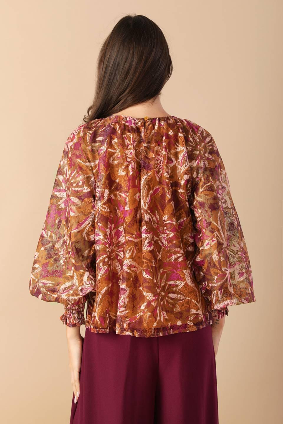 Sunset Stroll Woven Top from KADOU Boutique