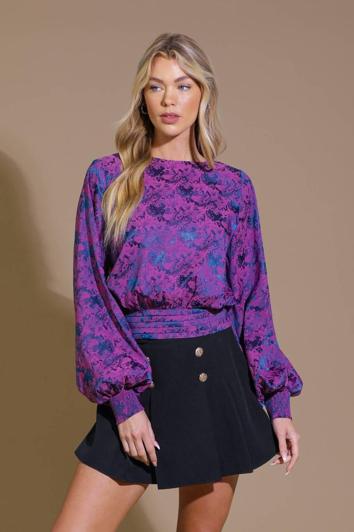 Best Presence Jacquard Woven Top from KADOU Boutique
