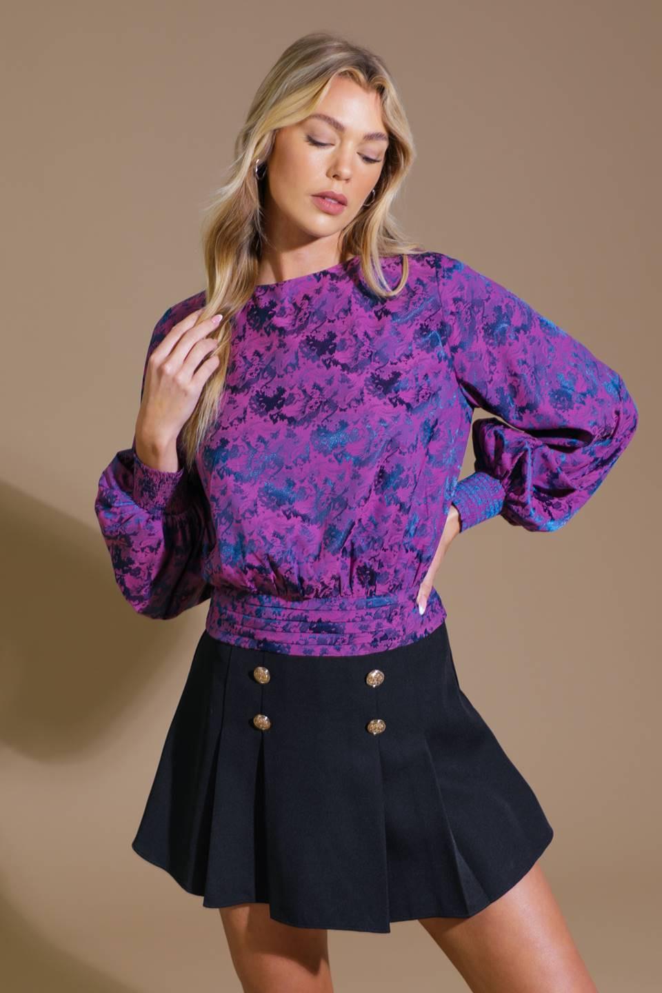 Best Presence Jacquard Woven Top from KADOU Boutique