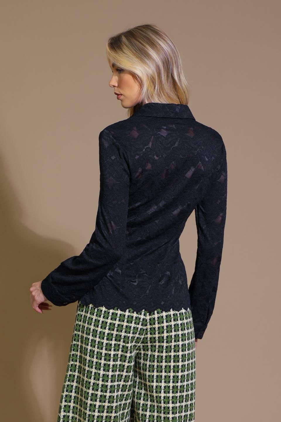 Lovely Perspective Lace Top from KADOU Boutique