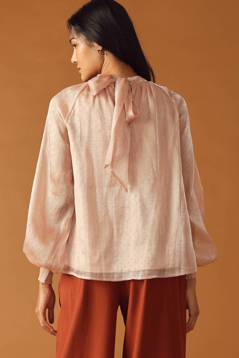 Highly Unpredictable Woven Top from KADOU Boutique