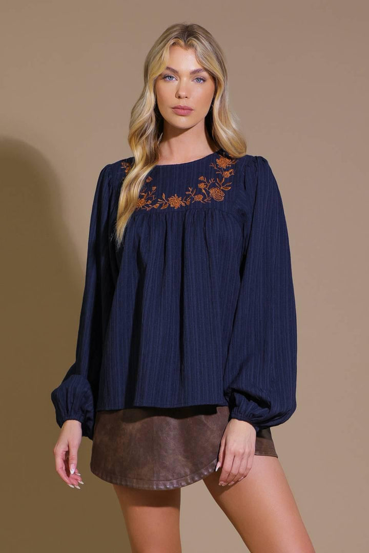 ENCHANTED TO MEET WOVEN TOP