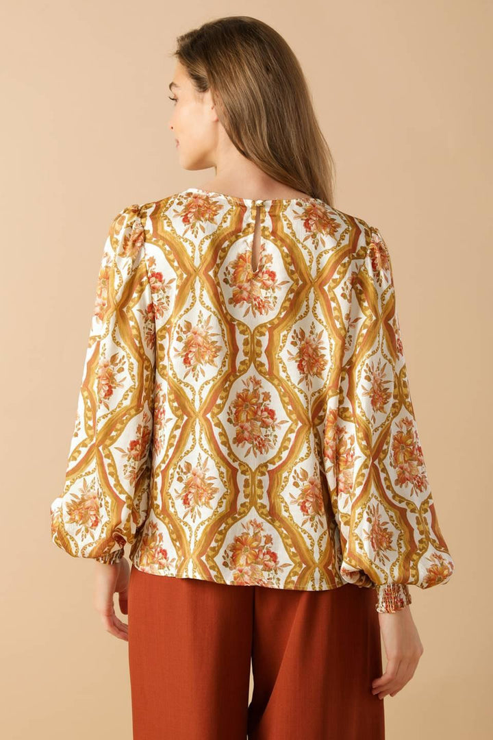 Be Better Ivory Woven Top from KADOU Boutique