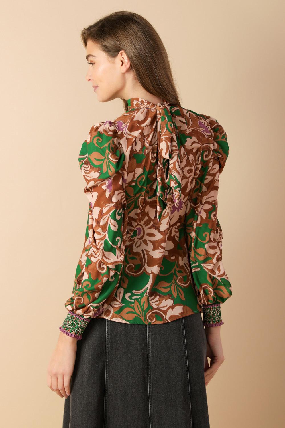 Brewed Bliss Woven Top from KADOU Boutique
