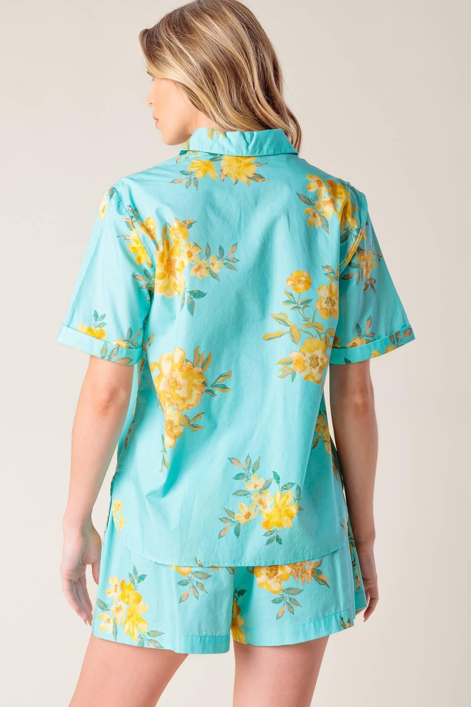 Treasured Times Woven Top and Short Set from KADOU Boutique