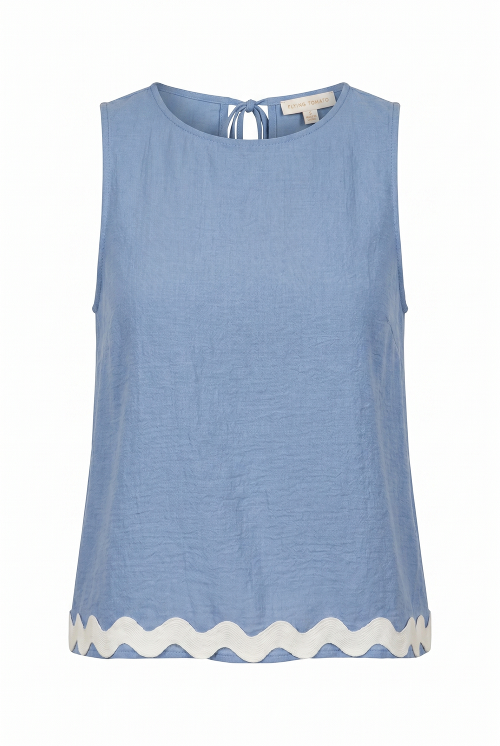 Drifting Currents Woven Top from KADOU Boutique