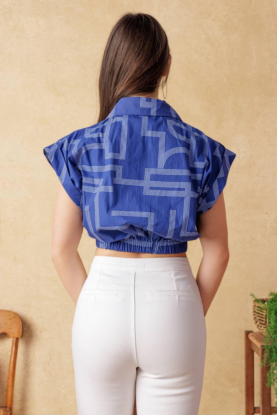 Bright Moments Woven Top from KADOU Boutique