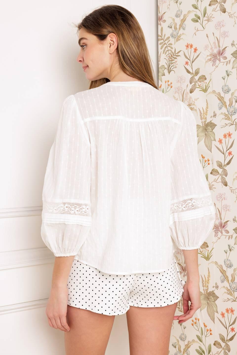 Salt Breeze Woven Top from KADOU Boutique