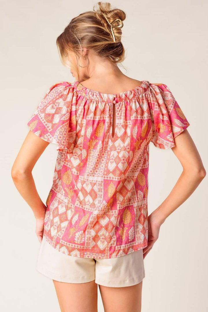 Where to Next Woven Top from KADOU Boutique