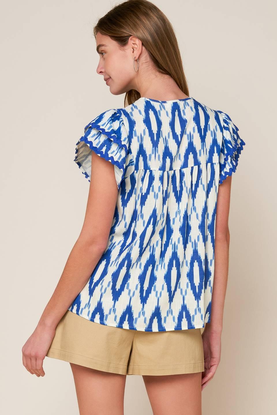 Effortless Selection Woven Top from KADOU Boutique