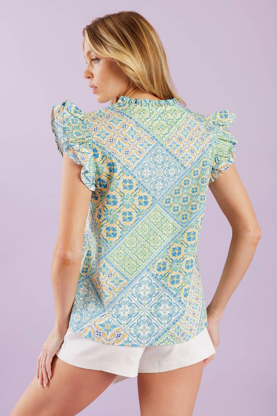 Know Me So Well Woven Top from KADOU Boutique