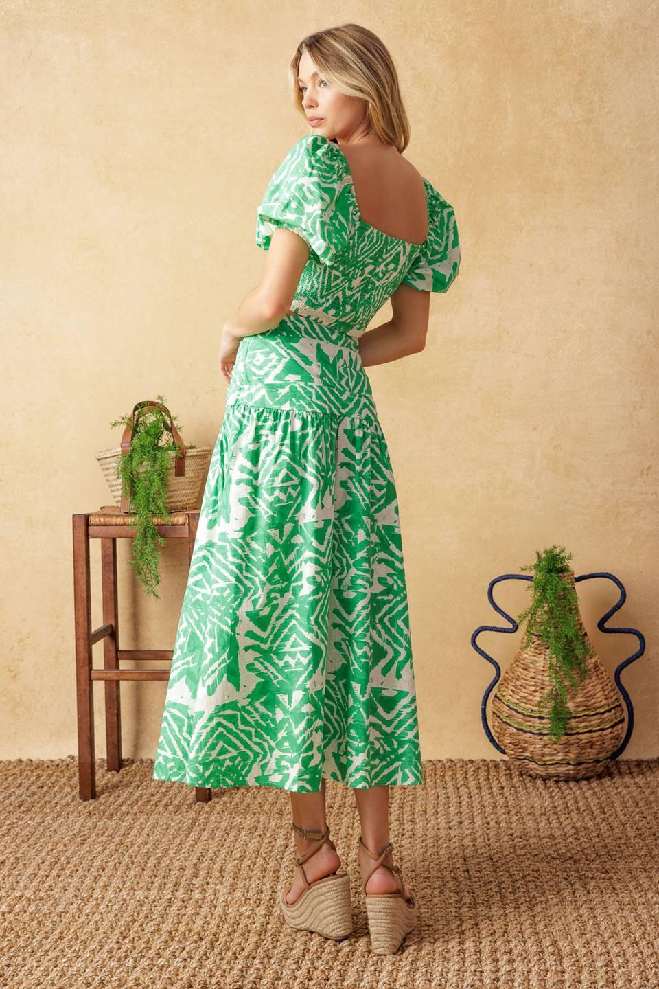 Destined for More Woven Top and Skirt Set from KADOU Boutique