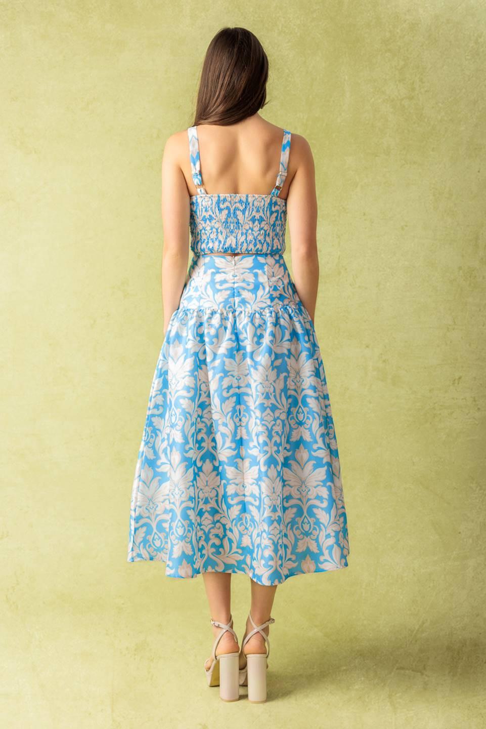 Little Moments Woven Top and Skirt Set from KADOU Boutique