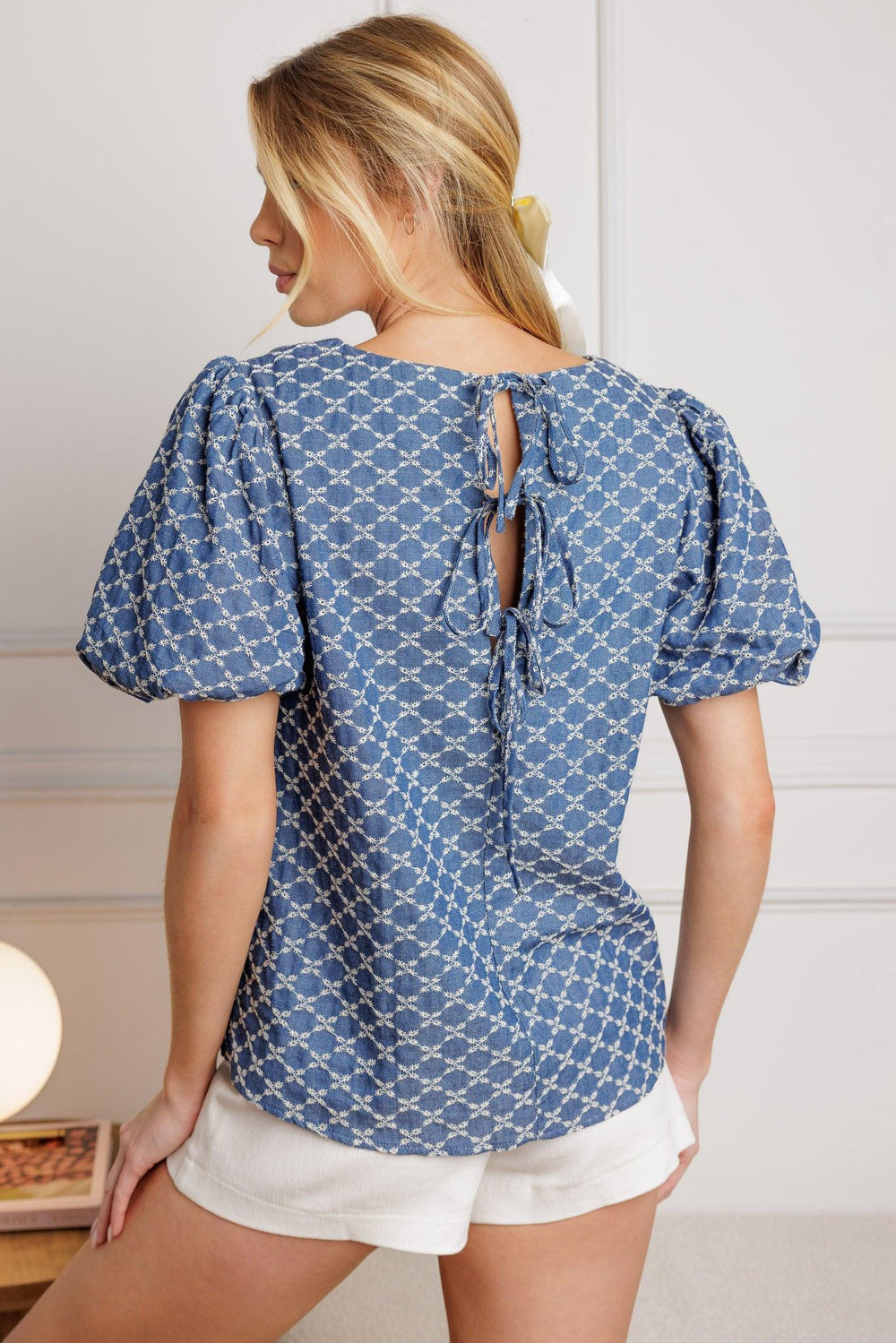 Ripples of Time Woven Top from KADOU Boutique