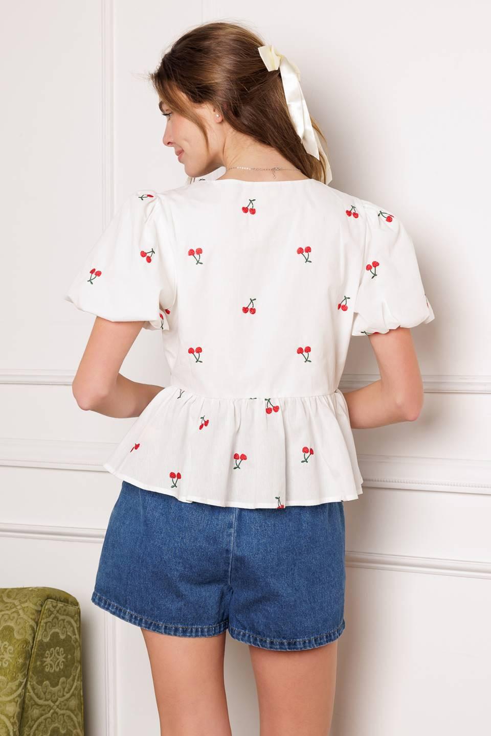 Closer Than Ever Woven Top from KADOU Boutique