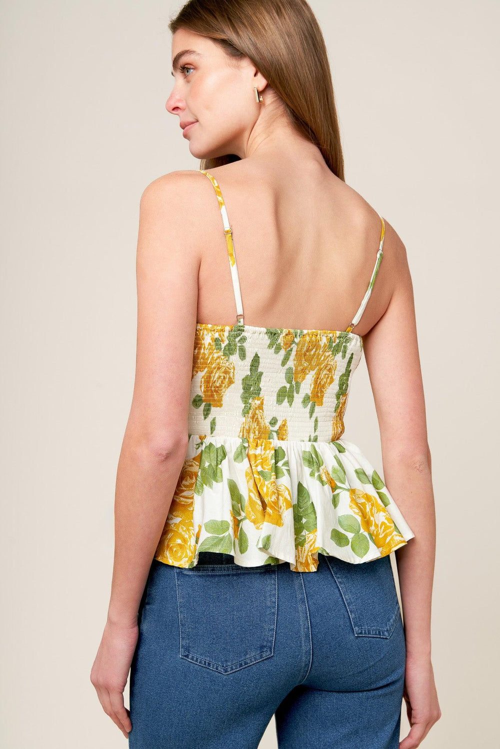Every Sunday Cream Woven Top from KADOU Boutique
