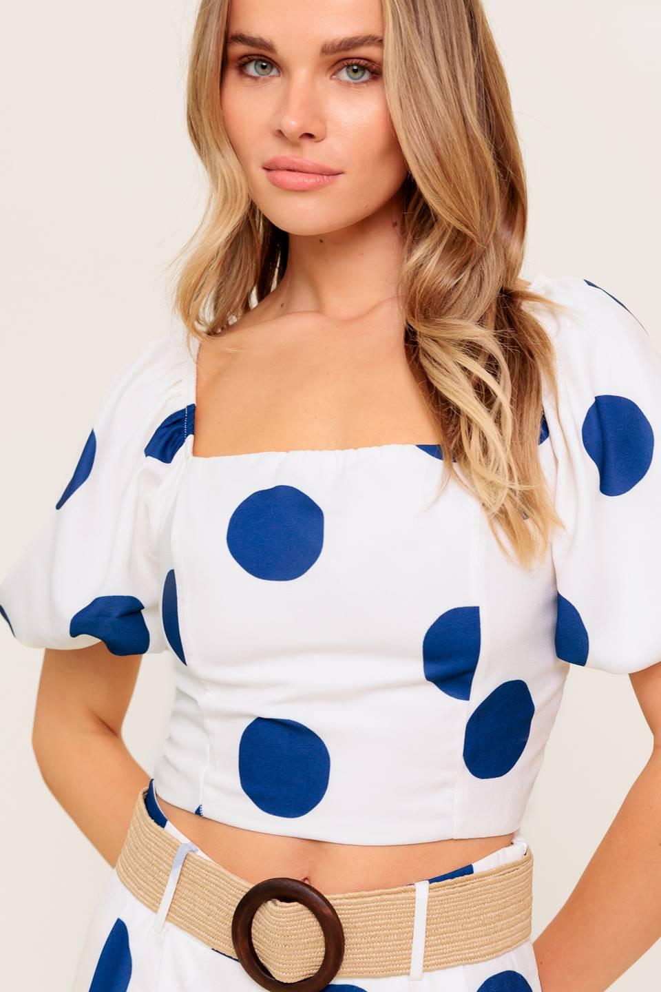 Coconut Kiss Navy Top and Pant Set from KADOU Boutique