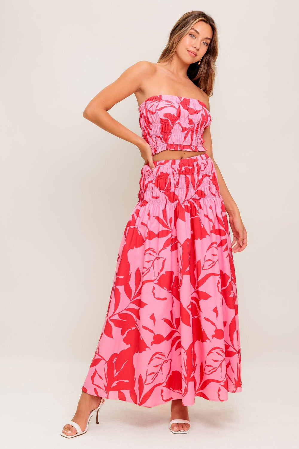 Anything I Want Woven Top and Skirt Set from KADOU Boutique
