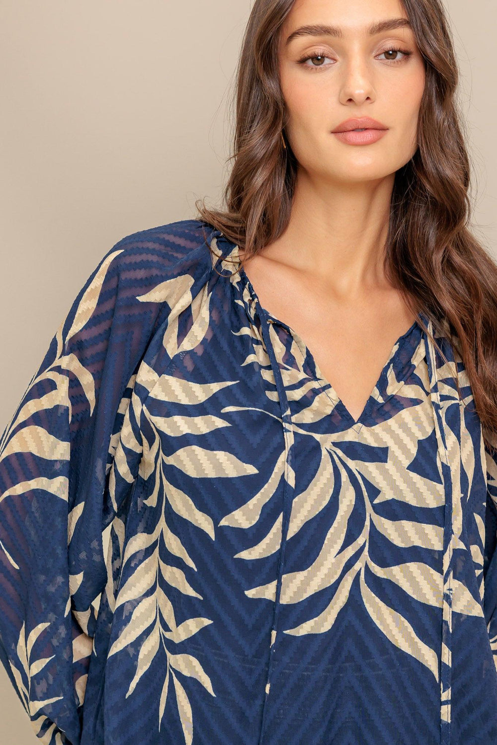 Midnight Walk Woven Top from KADOU Boutique