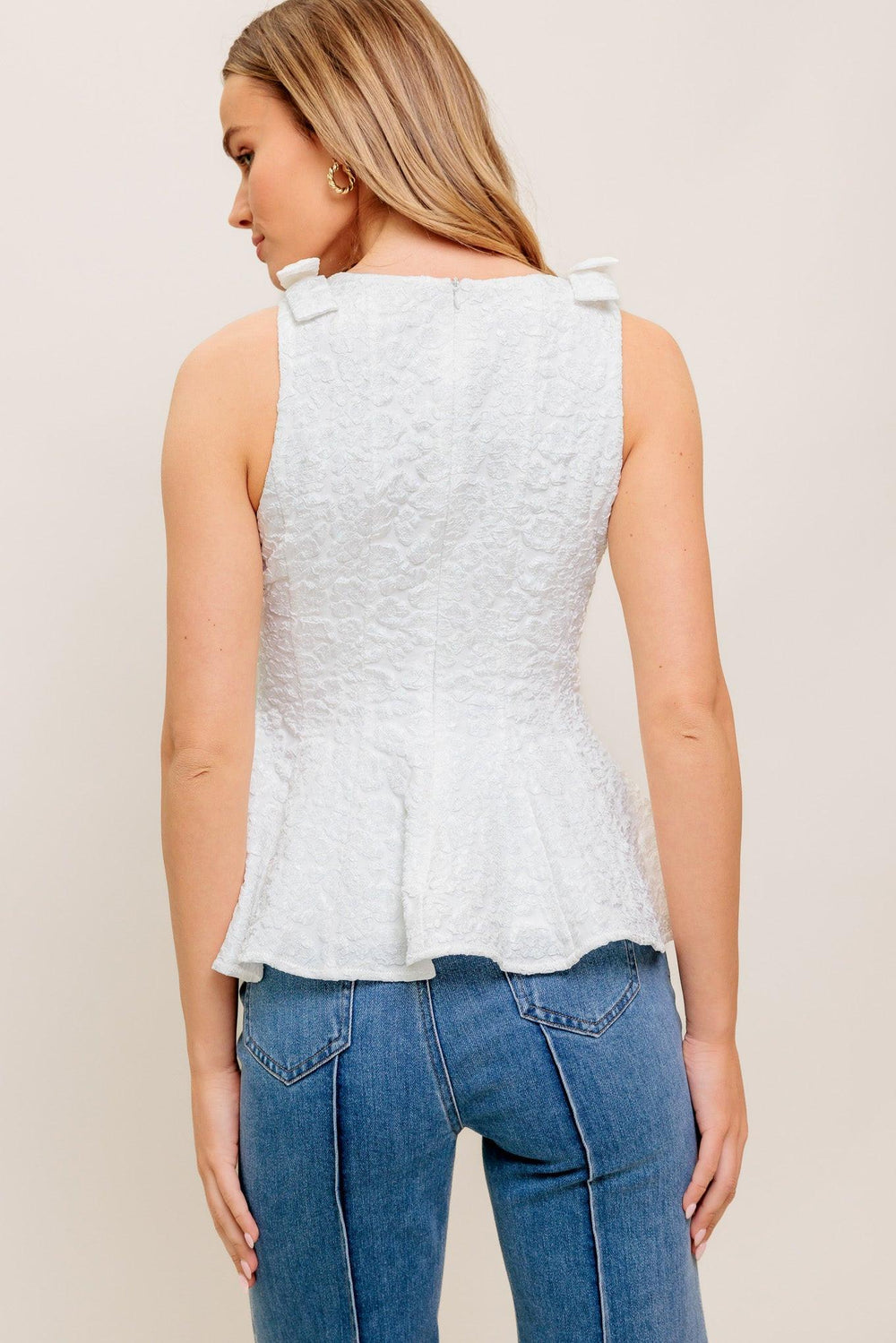 Soft Whisper Woven Top from KADOU Boutique