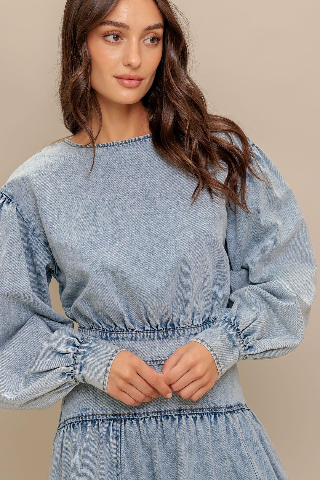 American Blend Denim Top from KADOU Boutique