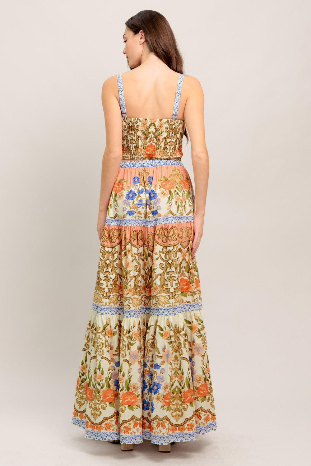 Sweet Meadow Memories Woven Top and Skirt Set from KADOU Boutique