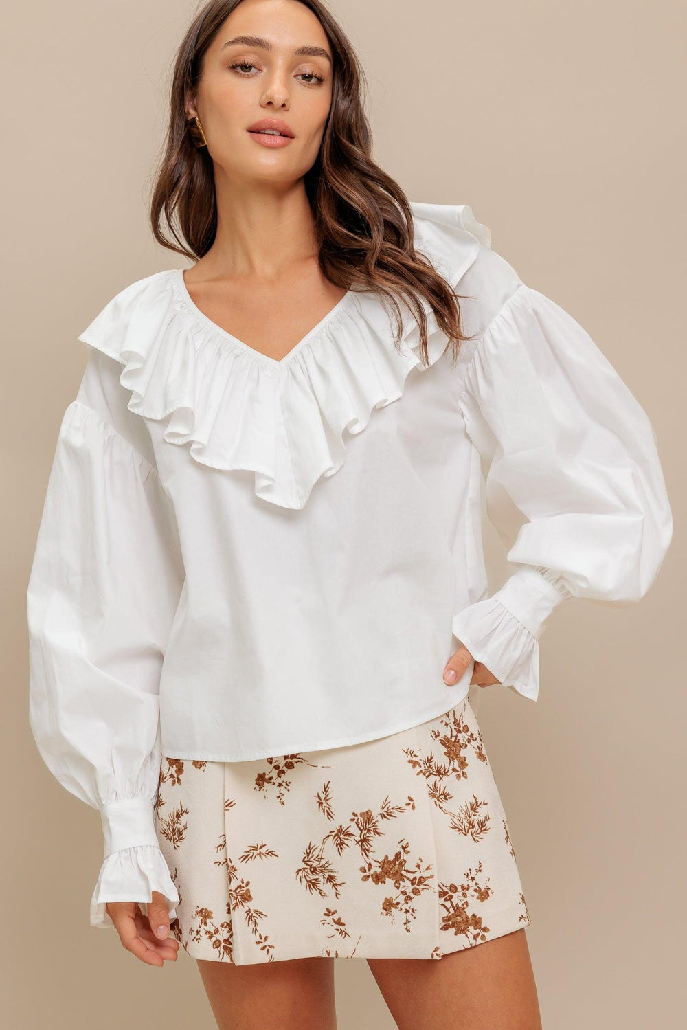 Couture Code Woven Top from KADOU Boutique