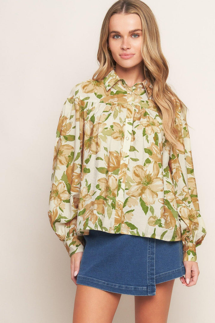 Wildflower Breeze Woven Top from KADOU Boutique