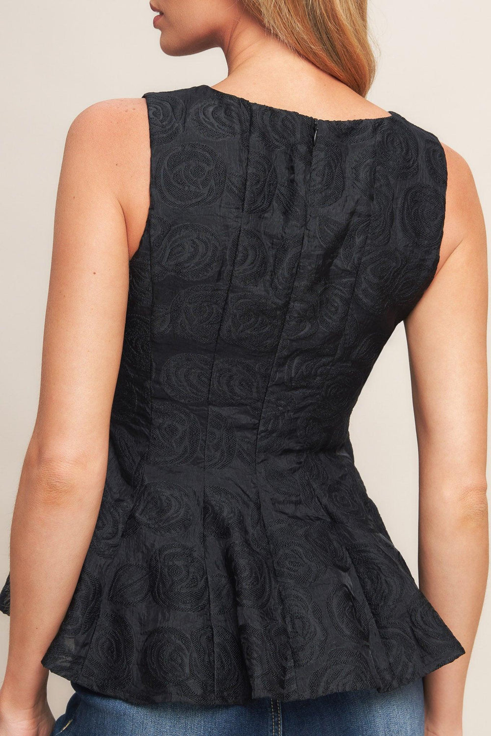 Urban Elegance Woven Top from KADOU Boutique